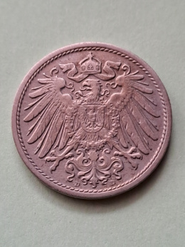 Niemcy 10 Pfenning Wilhelm II 1908 r D