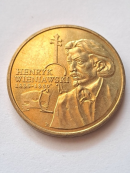 2 zł Henryk Wieniawski 2001 r