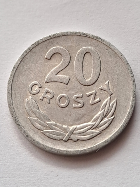 20 Groszy 1973 r bez znaku