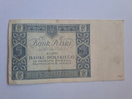 Banknot 5 zł 1930 r seria CS