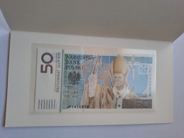 Banknot 50 zł Jan Paweł II 2005 r UNC