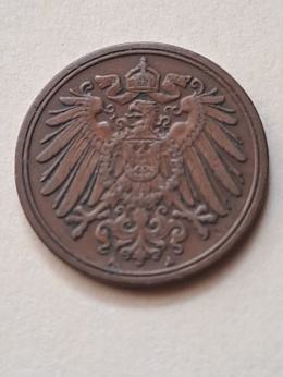 Niemcy 1 Pfenning Wilhelm II 1906 r A