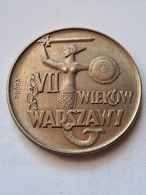 10 zł VII Wieków Warszawy 1965 r próba