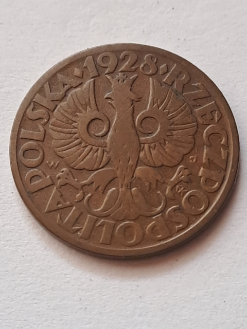 5 groszy 1928 r
