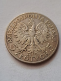 5 zł Głowa Kobiety 1933 r