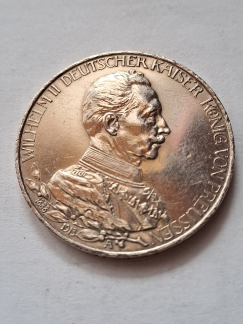 Niemcy 3 Marki Wilhelm II 1913 r