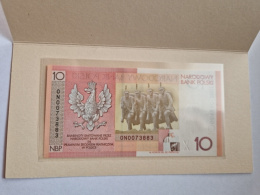 Banknot 10 zł Niepodległość 2008 r stan UNC