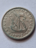 Portugalia 2,5 escudo 1973 r