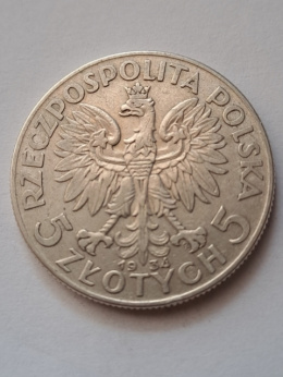 5 zł Głowa Kobiety 1934 r