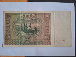 Banknot 100 złotych 1941 r seria A