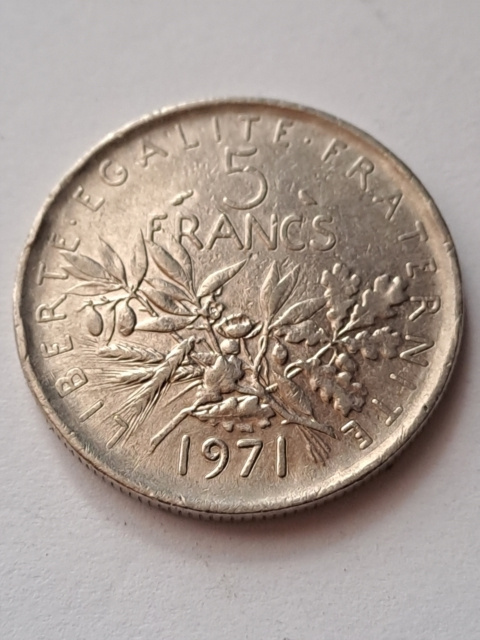 Belgia 5 Franków 1971 r