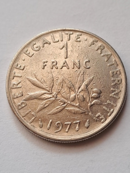 Francja 1 Frank 1977 r