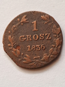 Królestwo Polskie 1 Grosz Polski 1836 r