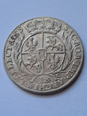 August III Sas ort ( 18 groszy ) 1755 r