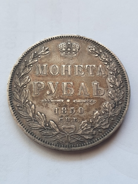 Rosja Rubel Mikołaj l 1850 r