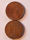 1 Eurocent Lot 2 szt