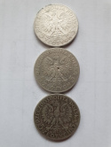 5 zł Głowa Kobiety Lot 3 szt 1933 i 1934 r