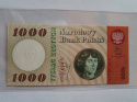 Banknot 1000 zł 1965 r seria S