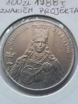 100 zł Jadwiga 1988 r