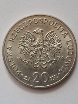 20 zl Marceli Nowotko 1974 r