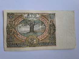 Banknot 100 złotych 1934 r seria AE