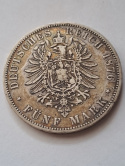 Niemcy 5 Marek Prusy 1876 r
