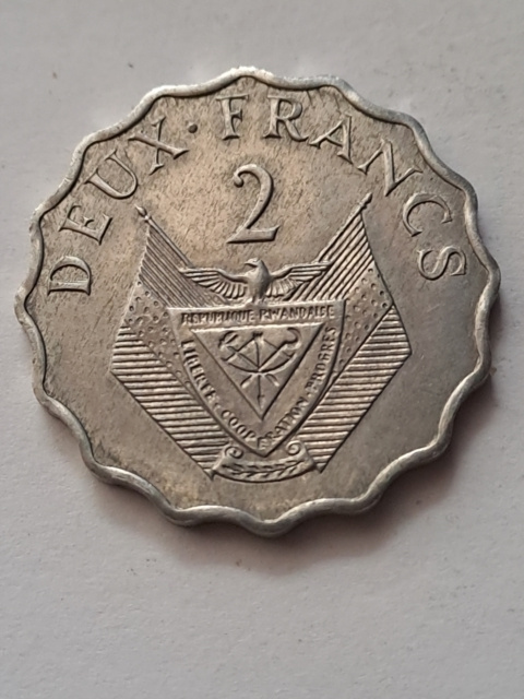 Rwanda 2 Franki 1970 r