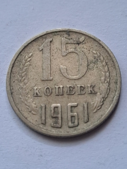 Rosja 15 Kopiejek 1961 r