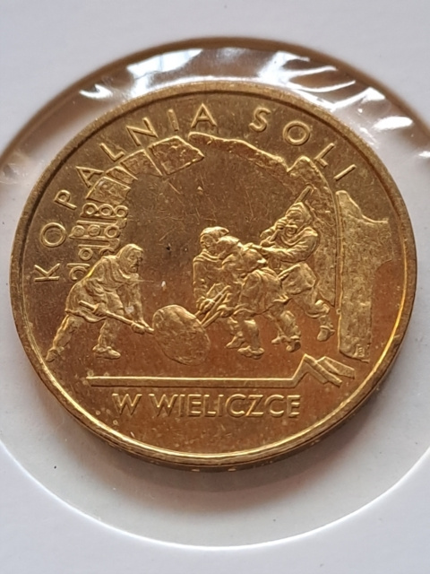 2 zł Kopalnia Soli w Wieliczce 2001 r