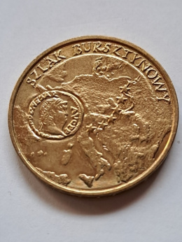 2 zł Szlak Bursztynowy 2001 r