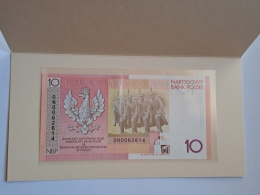 Banknot 10 zł Niepodległość 2008 r stan UNC