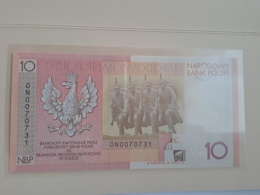 Banknot 10 zł Niepodległość 2008 r stan UNC