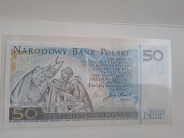 Banknot 50 zł Jan Paweł II 2005 r UNC