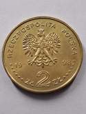 2 zł Adam Mickiewicz 1998 r