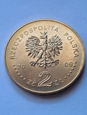 2 zł Jerzy Popiełuszko 2009 r