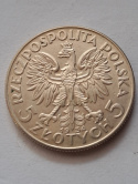 5 zł Głowa Kobiety 1934 r