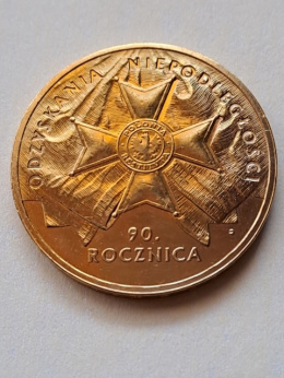 2 zł 90 Rocznica Odzyskania Niepodległości 2008 r