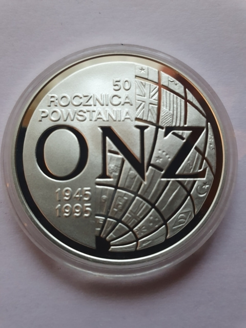 20 zł 50 Rocznica Powstania ONZ 1995 r