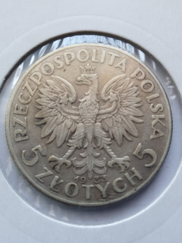 5 zł Głowa Kobiety 1933 r