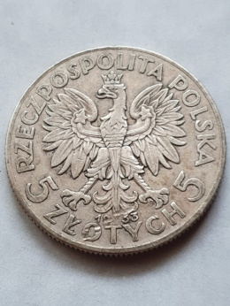 5 zł Głowa Kobiety 1933 r