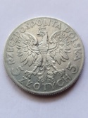 5 zł Głowa Kobiety 1933 r