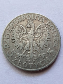 5 zł Głowa Kobiety 1933 r