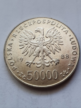 50 tys Józef Piłsudski 1988 r