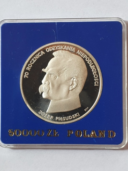 50 tys Józef Piłsudski 1988 r