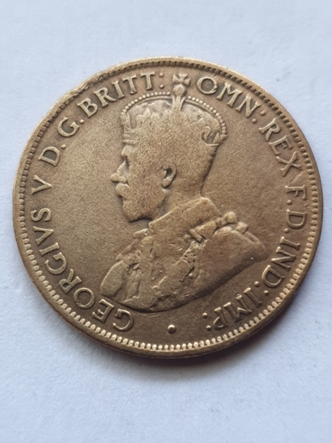 Australia One Half Penny 1911 r