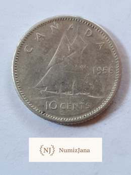 Canada 10 Centów 1956 rok