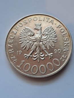 100 tys Solidarność typ A 1990 r