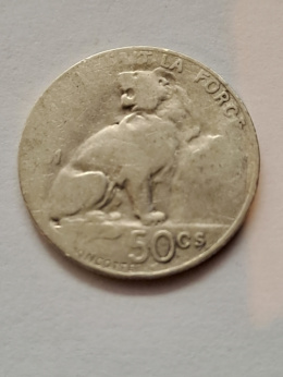 Belgia 50 Cent Leopold II 1901 r