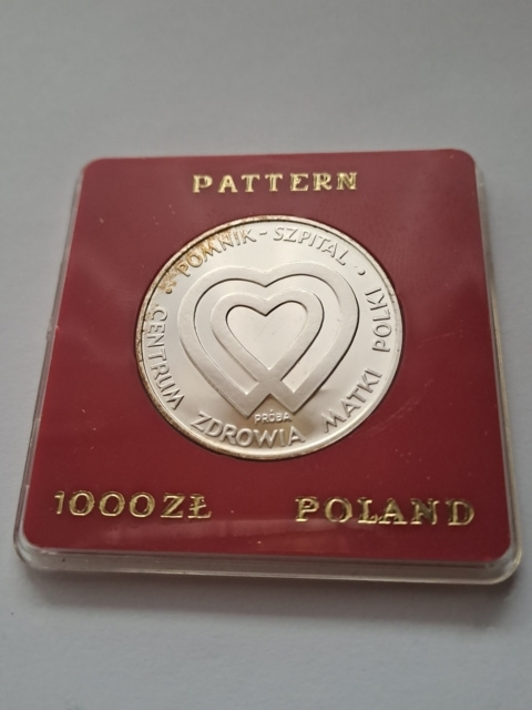 1000 zł Pomnik Szpital 1986 r