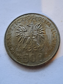 500 zł Władysław II Jagiełło 1989 r